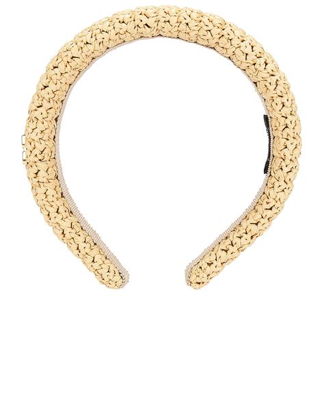 miu miu crochet headband|Natural Crochet Headband .